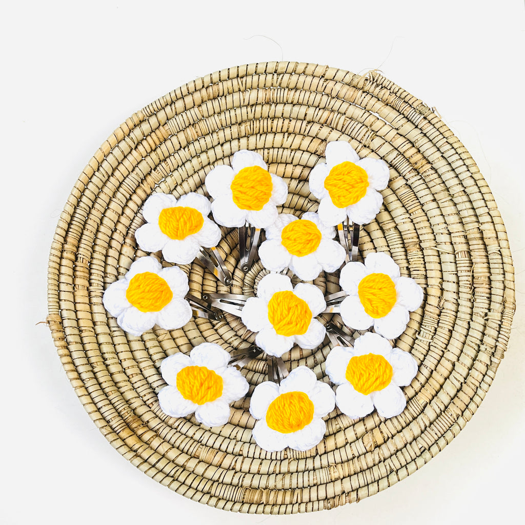 Daisy Hair Clips