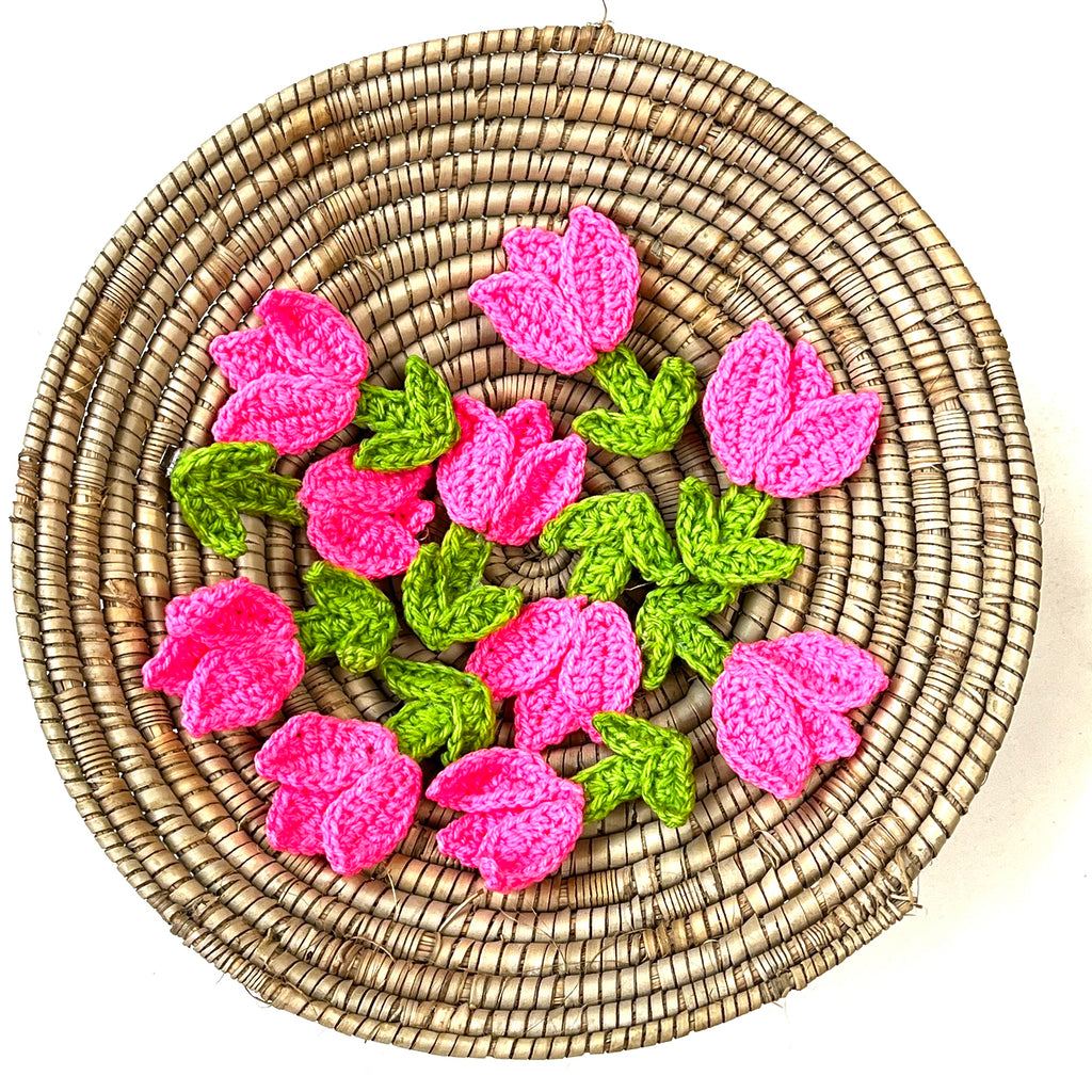Tulip Blush Hair Clips