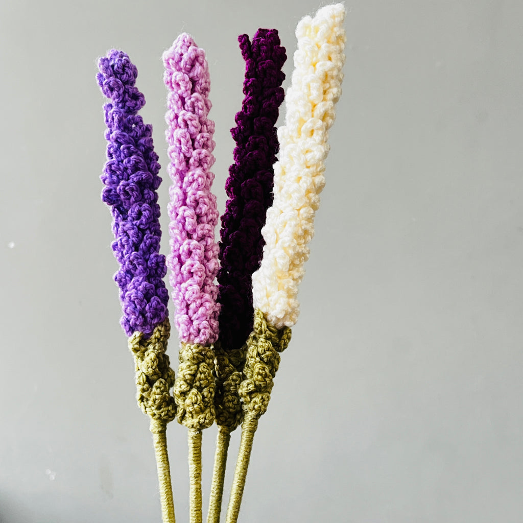 Crochet Lavender Shoots