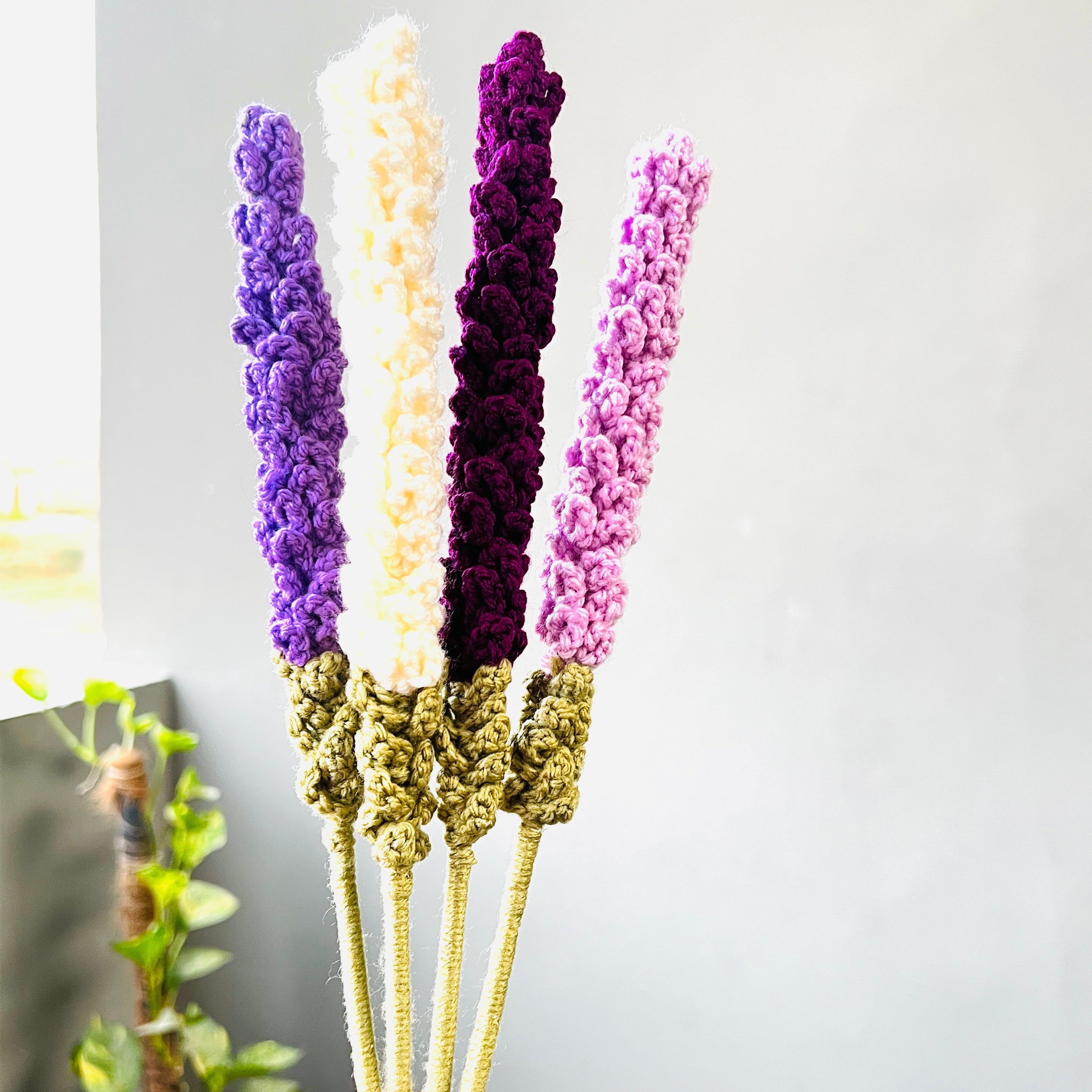 Crochet Lavender Shoots
