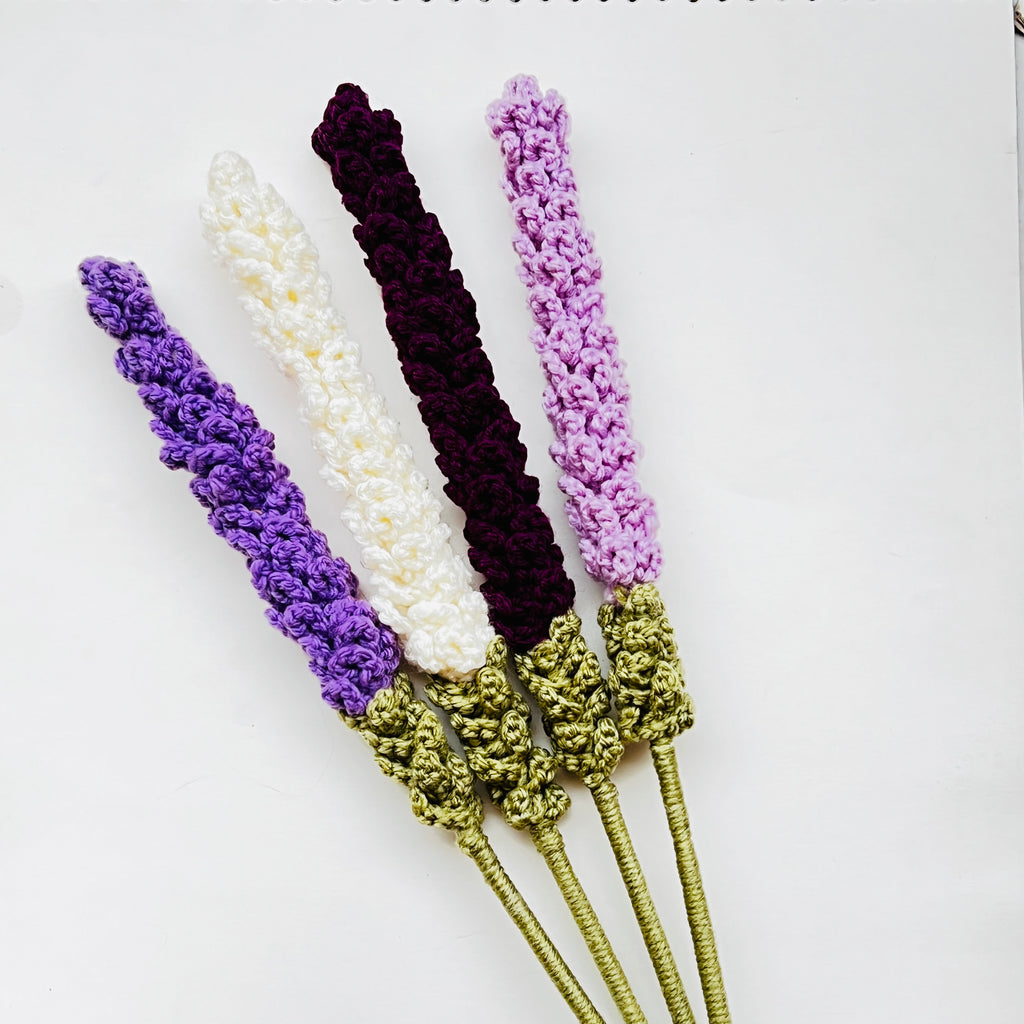 Crochet Lavender Shoots
