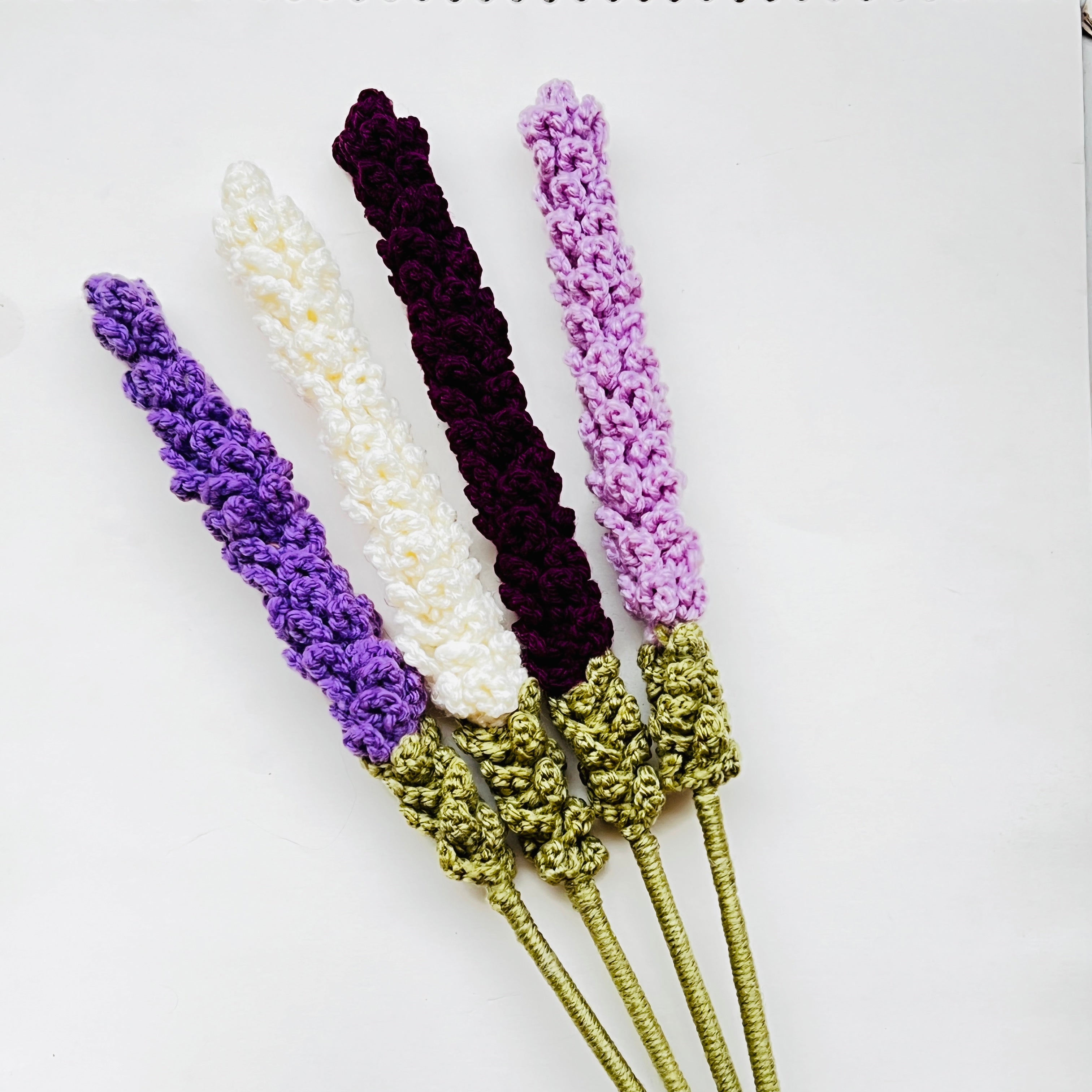 Crochet Lavender Shoots