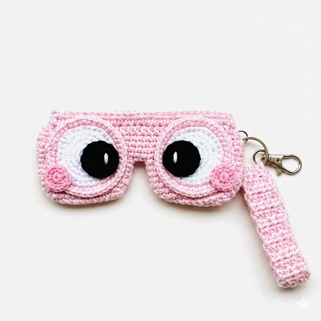 Viral Crochet Glass Holder & Bag Charm
