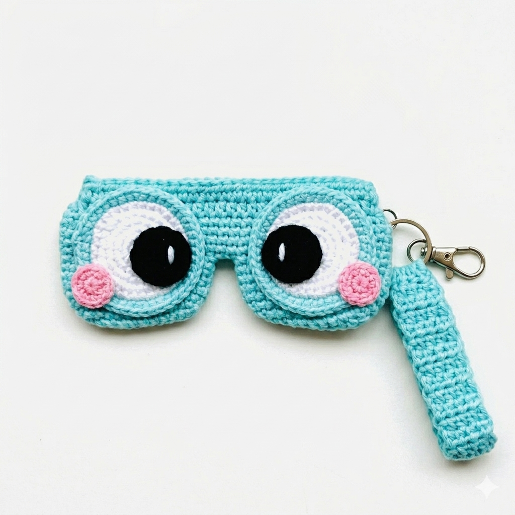 Viral Crochet Glass Holder & Bag Charm