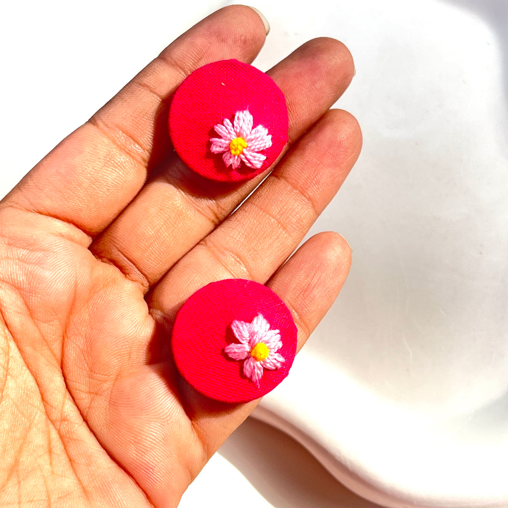 Daisy Embroidery Studs