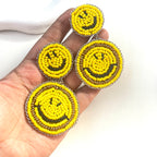 Smily Face Beaded Earings
