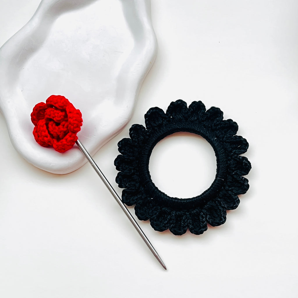 The Midnight Rose Bun Stick