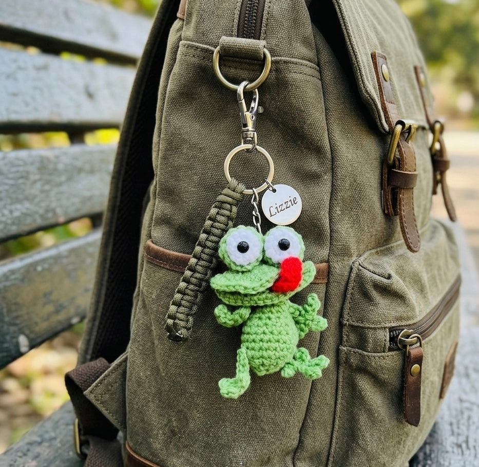 Lizzie The Lizard Keychain