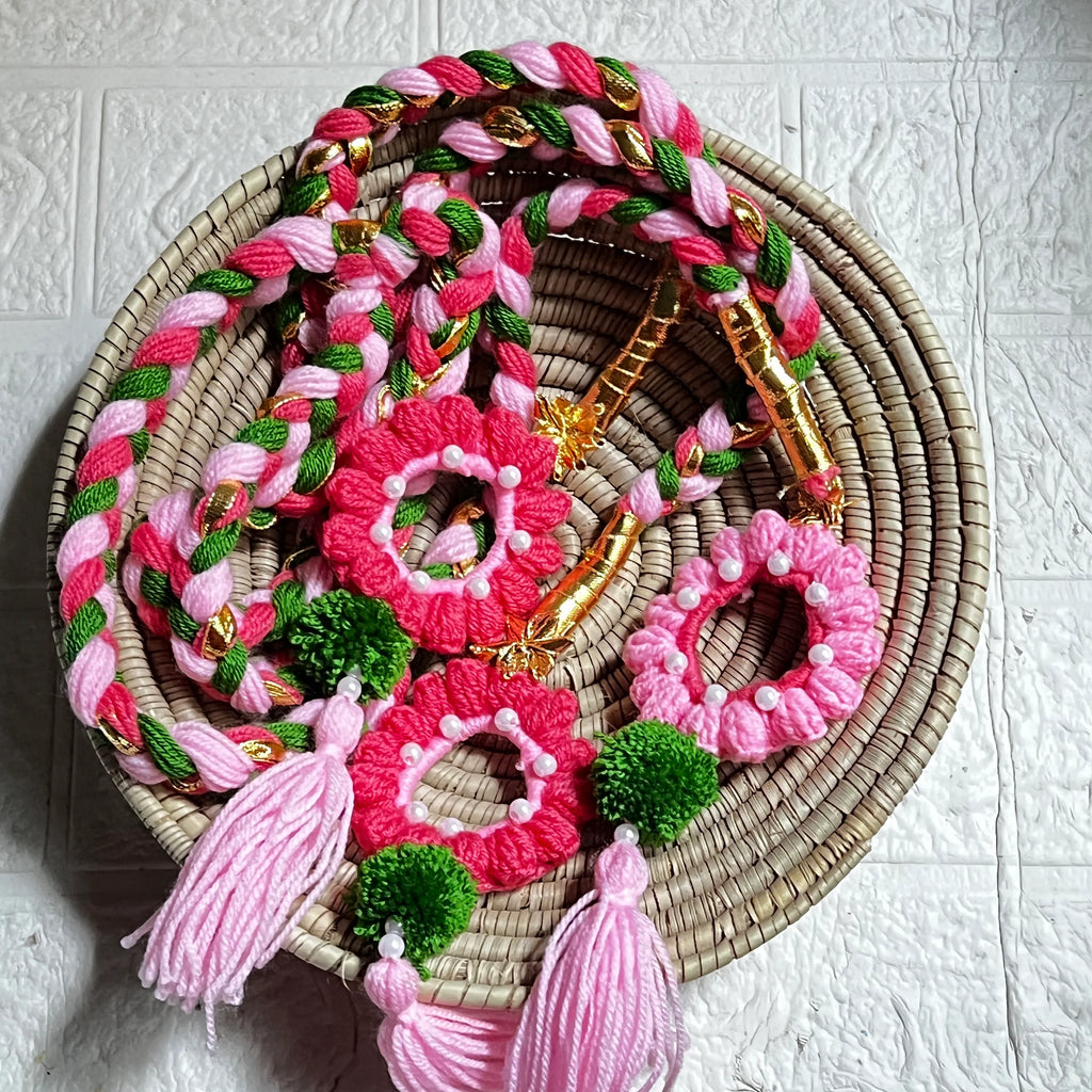 Pearl Bloom Crochet Paranda