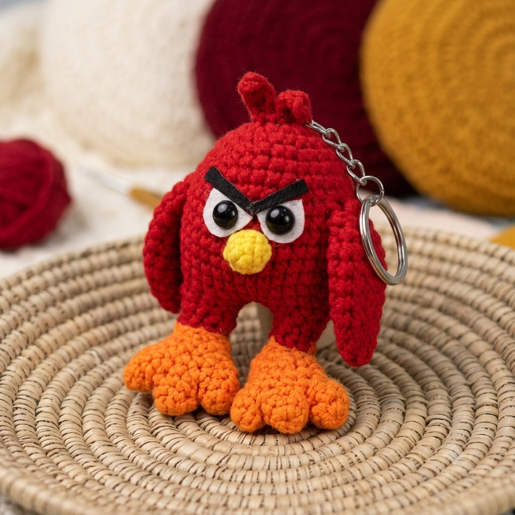 Angry Bird Keychain