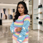 Cotton Candy Clouds Pullover