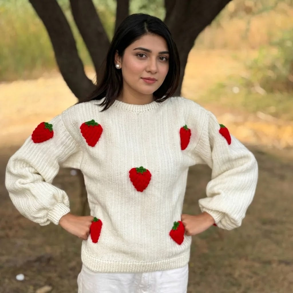 Strawberry Shortcake Pullover