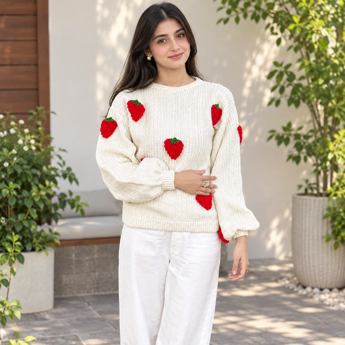 Strawberry Shortcake Pullover