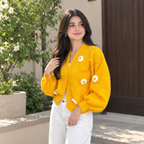 The Daisy Sunshine Crochet Cardigan