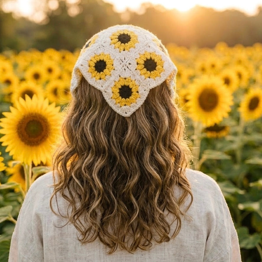 Sunflower Granny Bandana