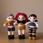 Kpop Demon Hunters Dolls (Set of 3)