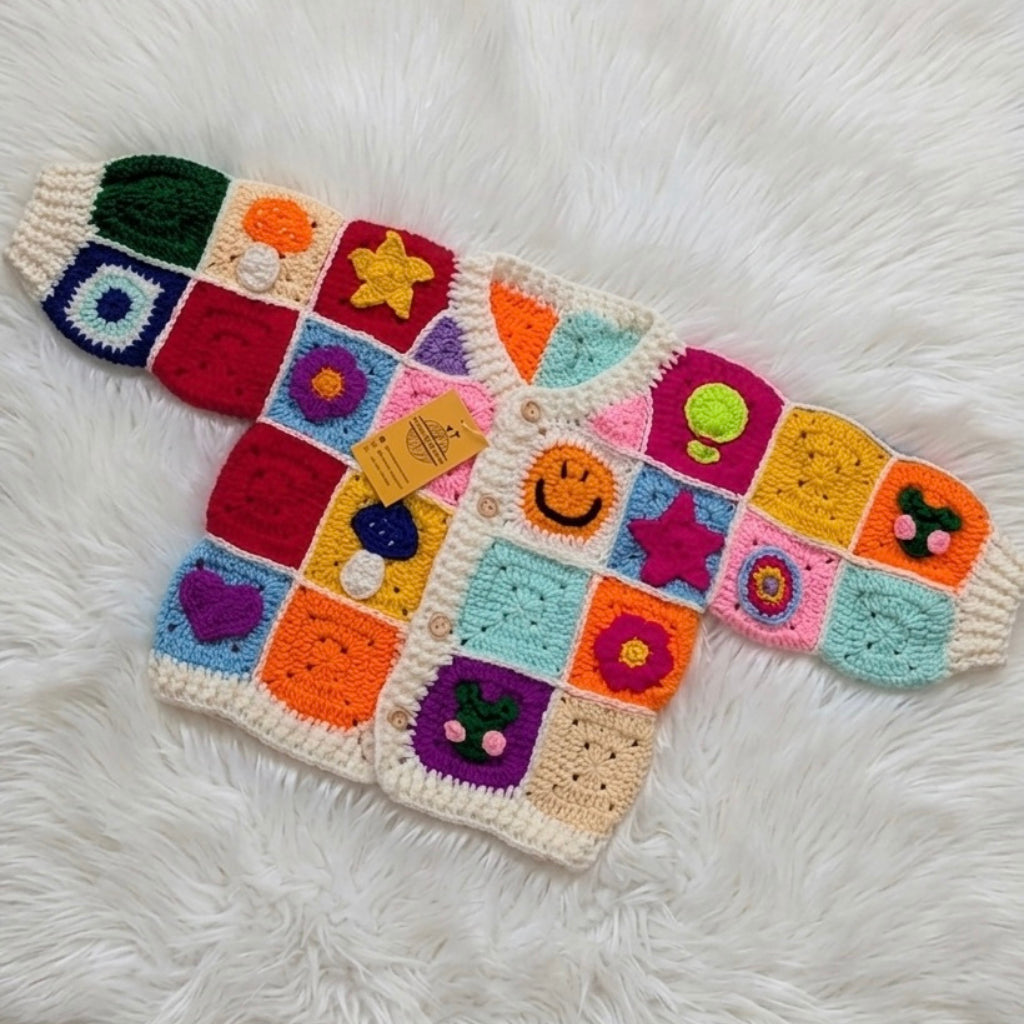 Patchwork Baby Cardigan