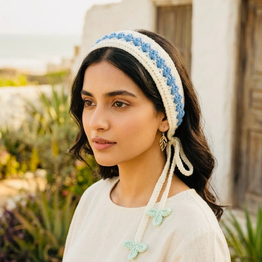 Coastal Tie-back Crochet Headband