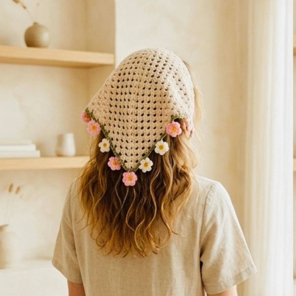 Cottagecore Daisy Bandana